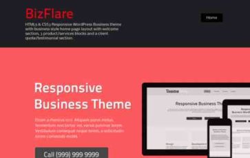 BizFlare (screenshot desktop)