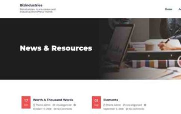 Bizindustries (screenshot desktop)