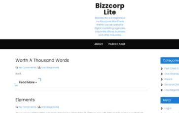 Bizzcorp Lite (screenshot desktop)