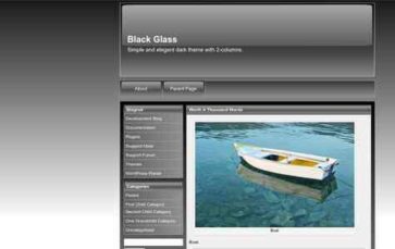 Black Glass (screenshot desktop)