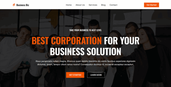 Blockskit Business Biz (WordPress)