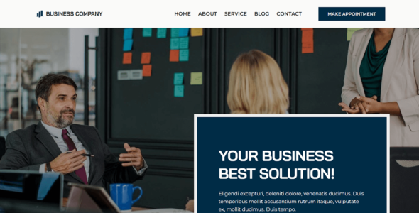 Blockskit Business Company (WordPress)