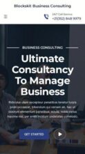 Blockskit Business Consulting (screenshot mobile)