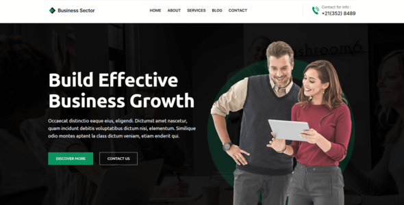 Blockskit Business Sector (WordPress)