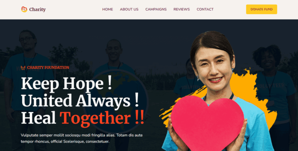 Blockskit Charity (WordPress)