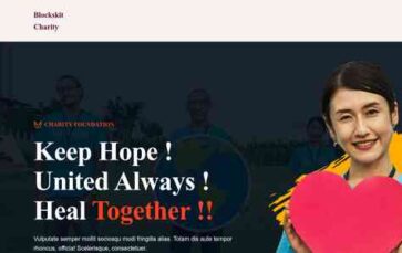 Blockskit Charity (screenshot desktop)