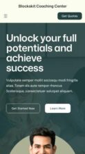 Blockskit Coaching Center (screenshot mobile)