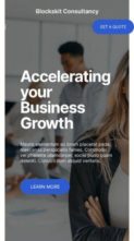 Blockskit Consultancy (screenshot mobile)