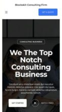 Screenshot Mobile Blockskit Consulting Firm (screenshot mobile)