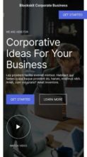 Blockskit Corporate Business (screenshot mobile)