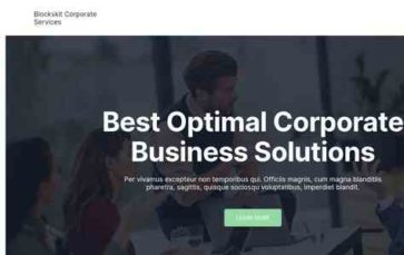 Blockskit Corporate Services (screenshot desktop)