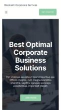 Blockskit Corporate Services (screenshot mobile)