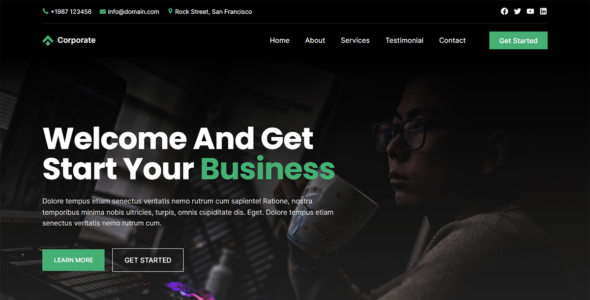 BlocksKit Corporate (WordPress)