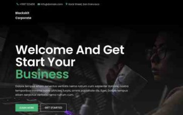 BlocksKit Corporate (screenshot desktop)