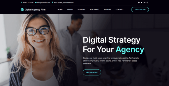 Blockskit Digital Agency Firm (WordPress)