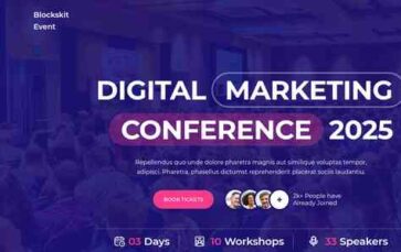 Blockskit Event (screenshot desktop)