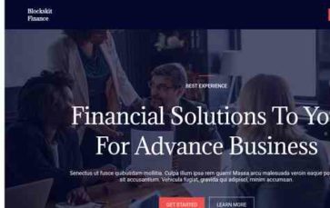 Blockskit Finance (screenshot desktop)