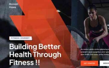 Blockskit Fitness (screenshot desktop)