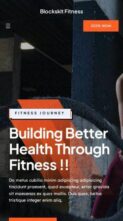 Blockskit Fitness (screenshot mobile)