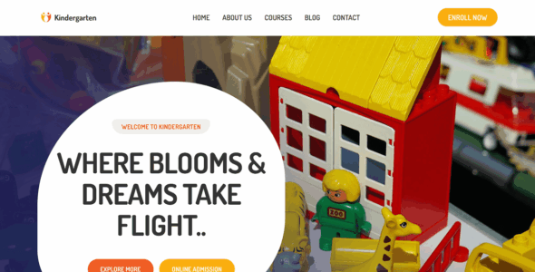 Blockskit Kindergarten (WordPress)
