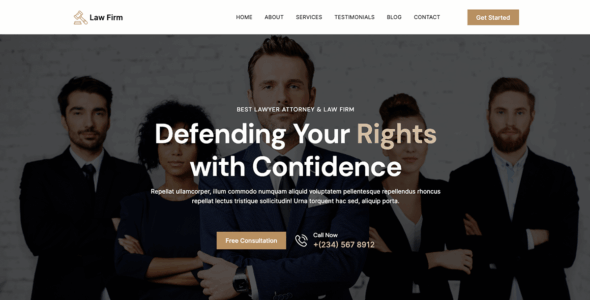 Blockskit Law Firm (WordPress)