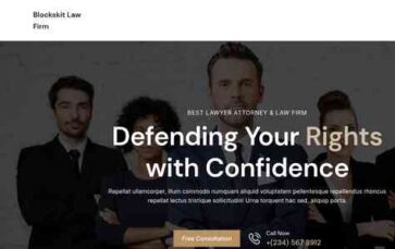 Blockskit Law Firm (screenshot desktop)