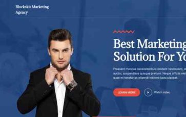 Blockskit Marketing Agency (screenshot desktop)
