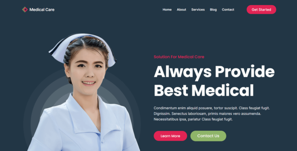 Blockskit Medical Care (WordPress)