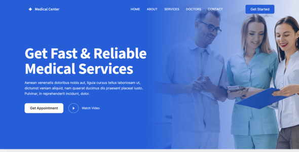 Blockskit Medical Center (WordPress)