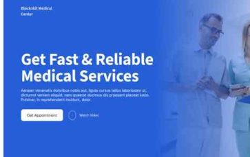 Blockskit Medical Center (screenshot desktop)