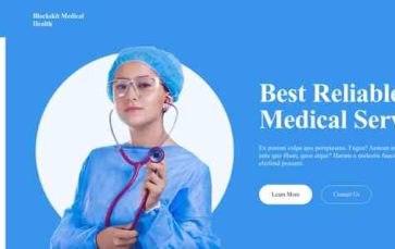 Blockskit Medical Health (screenshot desktop)