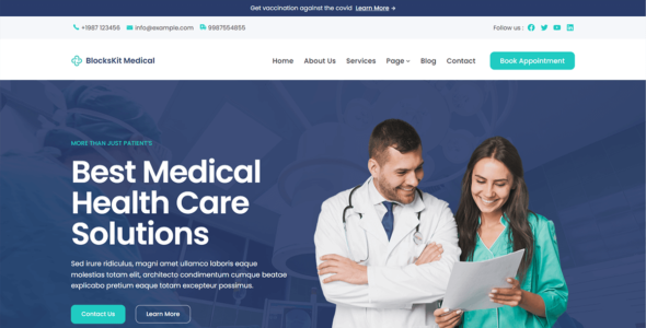 Blockskit Medical (WordPress)