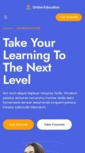Blockskit Online Education (screenshot mobile)
