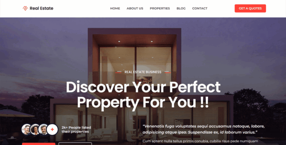 Blockskit Real Estate (WordPress)