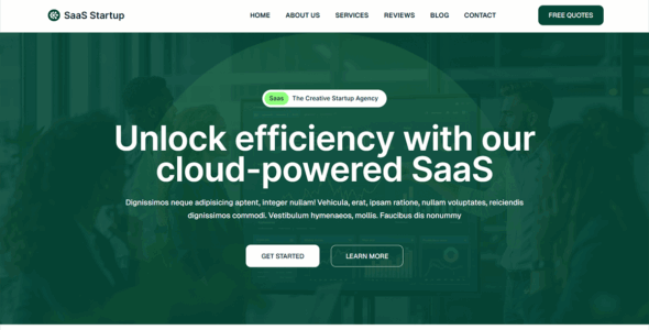 Blockskit Saas Startup (WordPress)