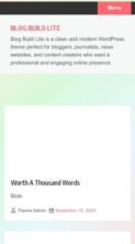 Blog Build Lite (screenshot mobile)