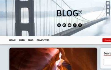 Blog FSE (screenshot desktop)