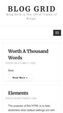 Blog Grid (ThemeMiles) - (screenshot mobile)