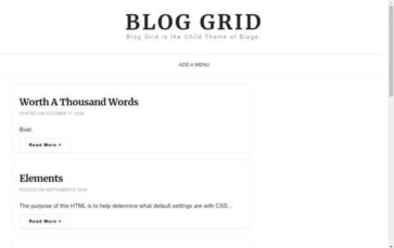 Blog Grid (ThemeMiles) - (screenshot desktop)