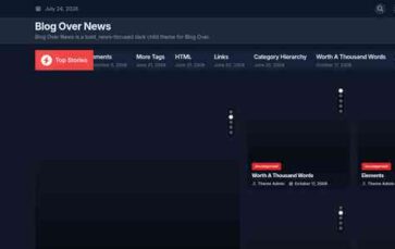 Blog Over News (screenshot desktop)