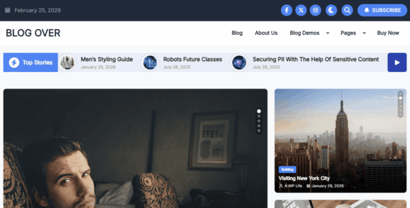 Blog Over (WordPress)