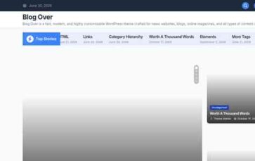 Blog Over (screenshot desktop)