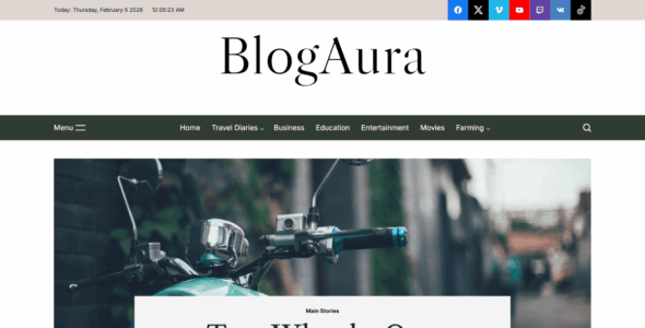 BlogAura (WordPress)