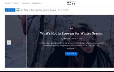 Blogbyte (screenshot desktop)