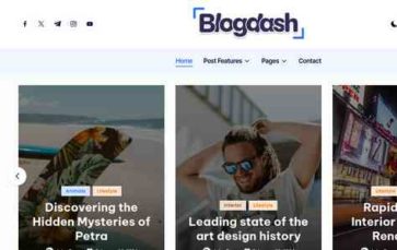Blogdash (screenshot desktop)