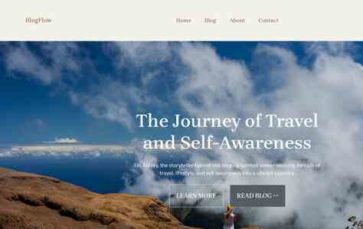 BlogFlow (screenshot desktop)