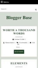 Blogger Base (screenshot mobile)