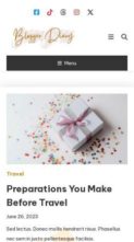 Blogger Diary (screenshot mobile)