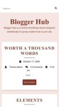 Blogger Hub (screenshot mobile)