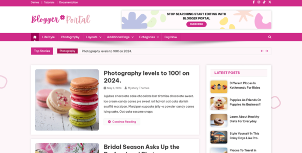 Blogger Portal (WordPress)